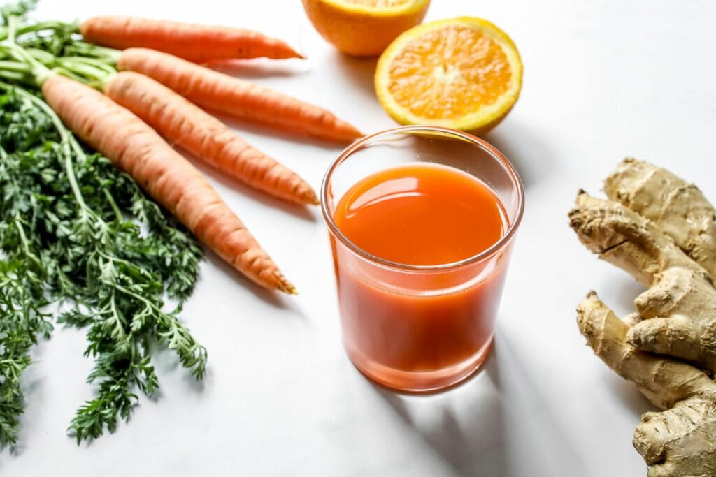 Suco Detox Laranja e Cenoura